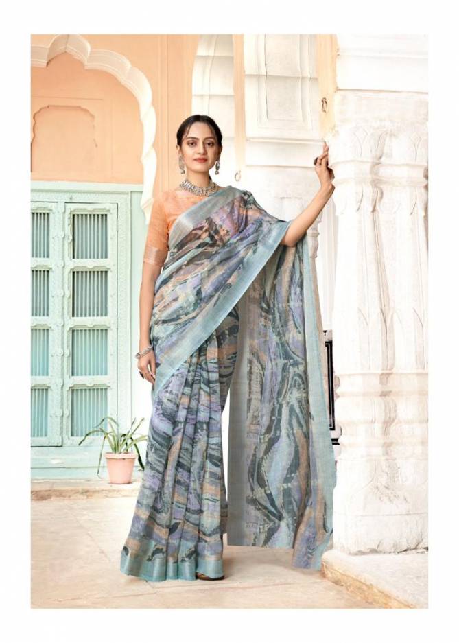 Lt Sanpurna Ethnic Wear Wholesale Designer Printed Saree Catalog
